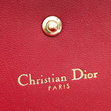 Christian Dior Burgundy Diorama Wallet On Chain