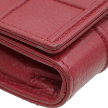 Christian Dior Burgundy Diorama Wallet On Chain