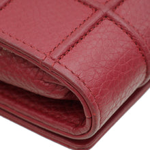 Christian Dior Burgundy Diorama Wallet On Chain