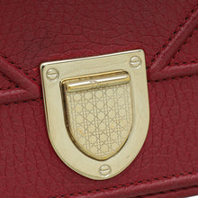 Christian Dior Burgundy Diorama Wallet On Chain