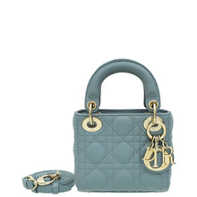 Christian Dior Cloud Blue Lady Dior Micro Bag