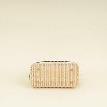 Christian Dior Bicolor Wicker Lady Dior Medium Bag