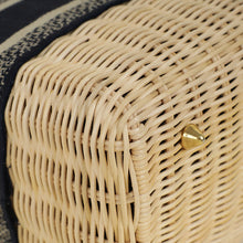 Christian Dior Bicolor Wicker Lady Dior Medium Bag