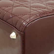 Christian Dior Burgundy Lady Dior Large Bag