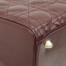 Christian Dior Burgundy Lady Dior Large Bag