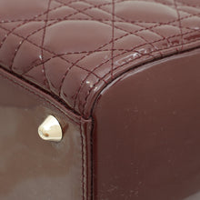 Christian Dior Burgundy Lady Dior Large Bag