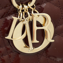 Christian Dior Burgundy Lady Dior Large Bag