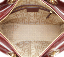 Christian Dior Burgundy Lady Dior Large Bag