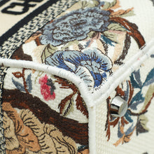 Christian Dior Multicolor Lady Dior D-Lite Embroidered Jardin D'Hiver Medium Bag
