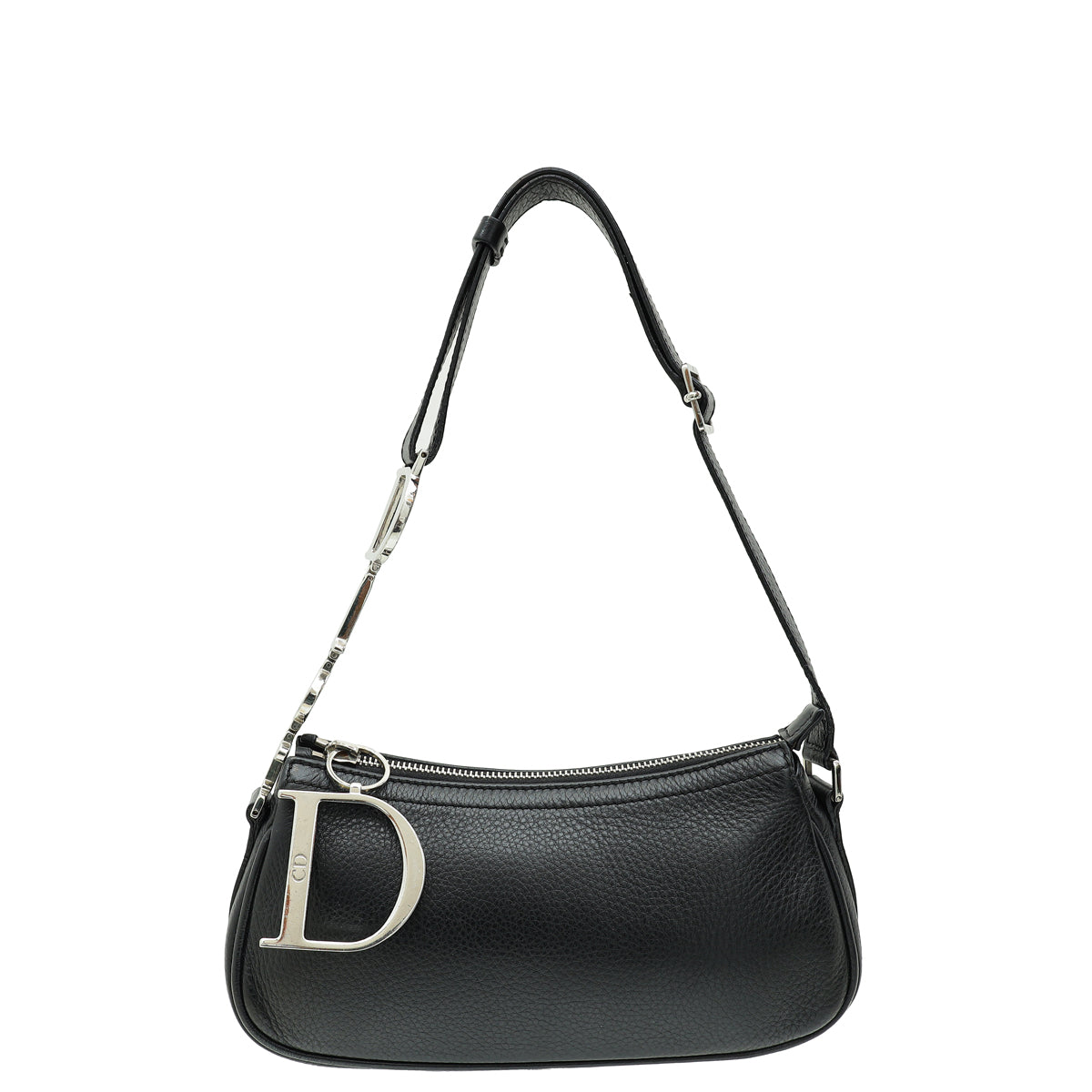 Christian Dior Black Charms Small Shoulder Bag