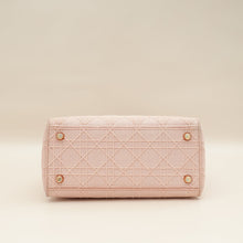 Christian Dior Rosewood Lady D-Lite Cannage Embroidery Medium Bag