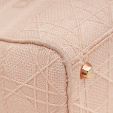 Christian Dior Rosewood Lady D-Lite Cannage Embroidery Medium Bag