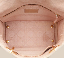 Christian Dior Rosewood Lady D-Lite Cannage Embroidery Medium Bag