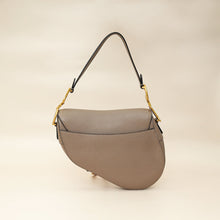 Christian Dior Etoupe Saddle Medium Bag W/ Extra Strap