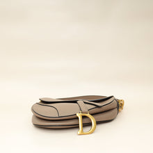 Christian Dior Etoupe Saddle Medium Bag W/ Extra Strap