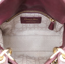 Christian Dior Burgundy Lady Dior Mini Chain Bag