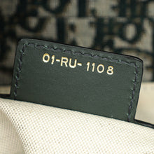 Christian Dior Green Oblique Saddle Medium Bag