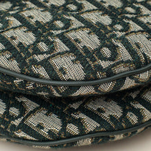 Christian Dior Green Oblique Saddle Medium Bag