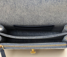 Christian Dior Blue Miss Caro Mini Cannage Denim Shoulder Bag