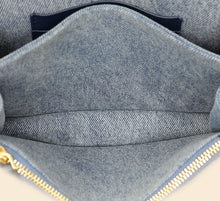 Christian Dior Blue Miss Caro Mini Cannage Denim Shoulder Bag