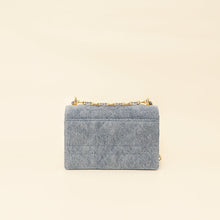 Christian Dior Blue Miss Caro Mini Cannage Denim Shoulder Bag