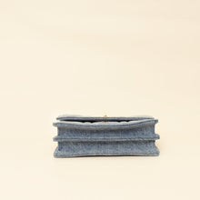 Christian Dior Blue Miss Caro Mini Cannage Denim Shoulder Bag