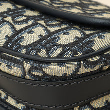 Christian Dior Navy Blue Oblique Bobby East-West Bag