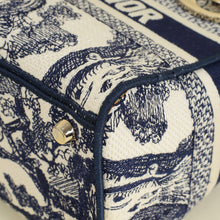 Christian Dior Bicolor Toile De Jouy Lady D-Lite Medium Bag