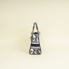 Christian Dior Bicolor Toile De Jouy Lady D-Lite Medium Bag