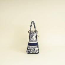 Christian Dior Bicolor Toile De Jouy Lady D-Lite Medium Bag