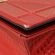 Christian Dior Red Micro Cannage Diorama Small Shoulder Bag