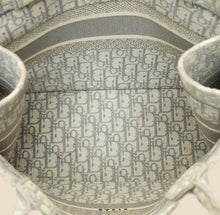Christian Dior Gray Oblique Book Tote Bag
