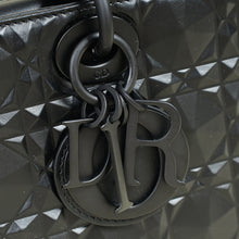 Christian Dior Black Cannage Diamond Lady D-Joy Medium Bag