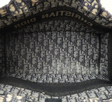Christian Dior Navy Blue Oblique Book Tote Medium Bag
