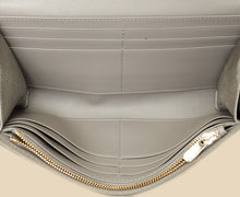 Christian Dior Grey Diorama Wallet On Chain