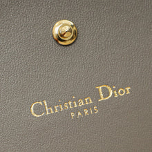 Christian Dior Grey Diorama Wallet On Chain