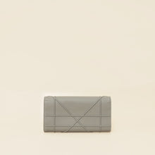Christian Dior Grey Diorama Wallet On Chain
