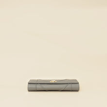 Christian Dior Grey Diorama Wallet On Chain