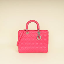 Christian Dior Pink Cannage Lady Dior Large Bag