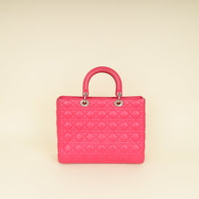 Christian Dior Pink Cannage Lady Dior Large Bag