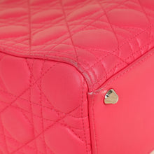 Christian Dior Pink Cannage Lady Dior Large Bag