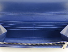 Christian Dior Dark Blue Diorama Wallet On Chain