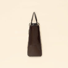 Christian Dior Chocolate Lady Dior Large Bag