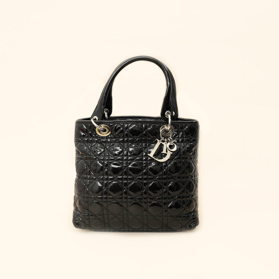 Christian Dior Black Cannage Soft Tote Bag