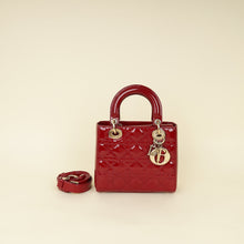 Christian Dior Red Lady Dior Small Bag