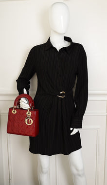 Christian Dior Red Lady Dior Small Bag