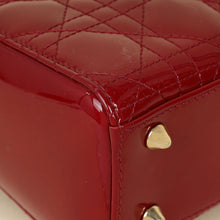 Christian Dior Red Lady Dior Small Bag