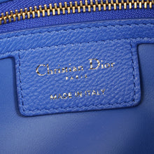 Christian Dior Royal Blue Caro Cannage Flap Small Bag