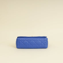 Christian Dior Royal Blue Caro Cannage Flap Small Bag