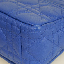 Christian Dior Royal Blue Caro Cannage Flap Small Bag